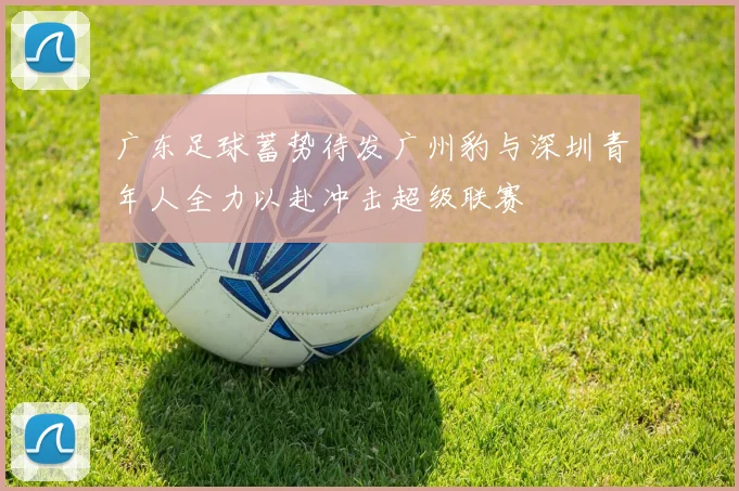 广东足球蓄势待发广州豹与深圳青年人全力以赴冲击超级联赛